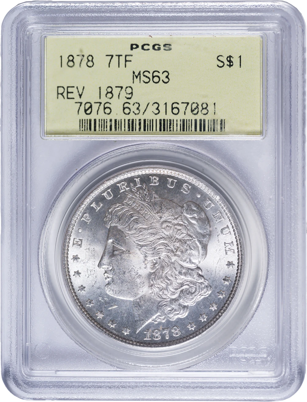 PCGS MS-63 1878 Rev'79 Morgan Dollar
