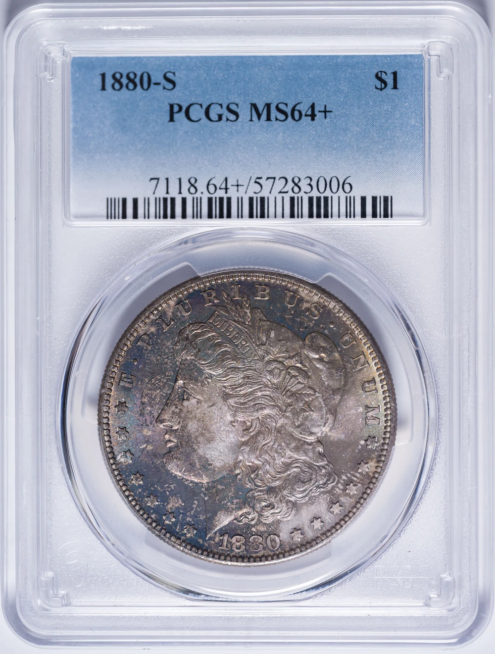 PCGS MS-64+ 1880-S Morgan Dollar