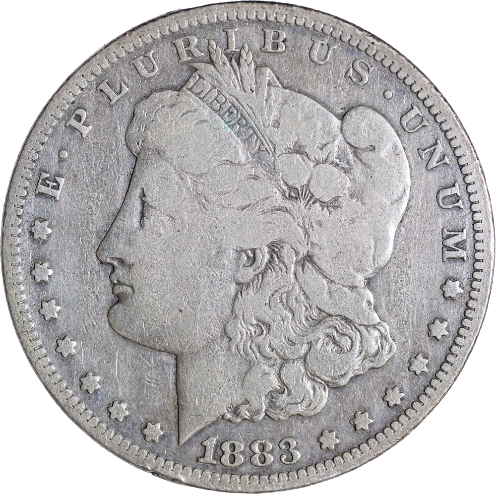 F-12 1883-CC Morgan Dollar