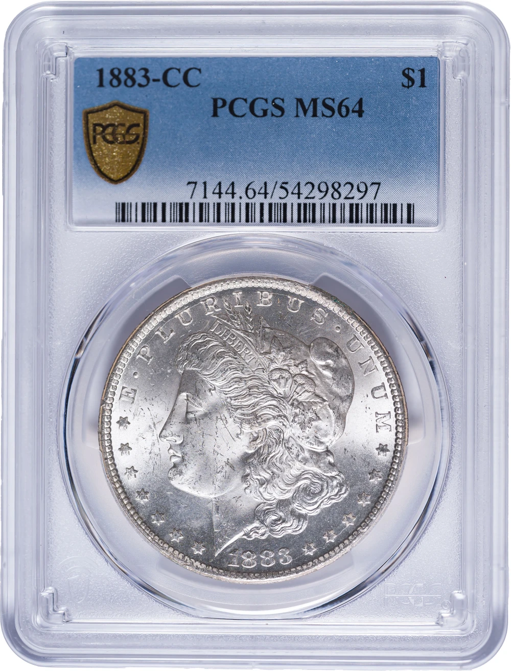 PCGS MS-64 1883-CC Morgan Dollar