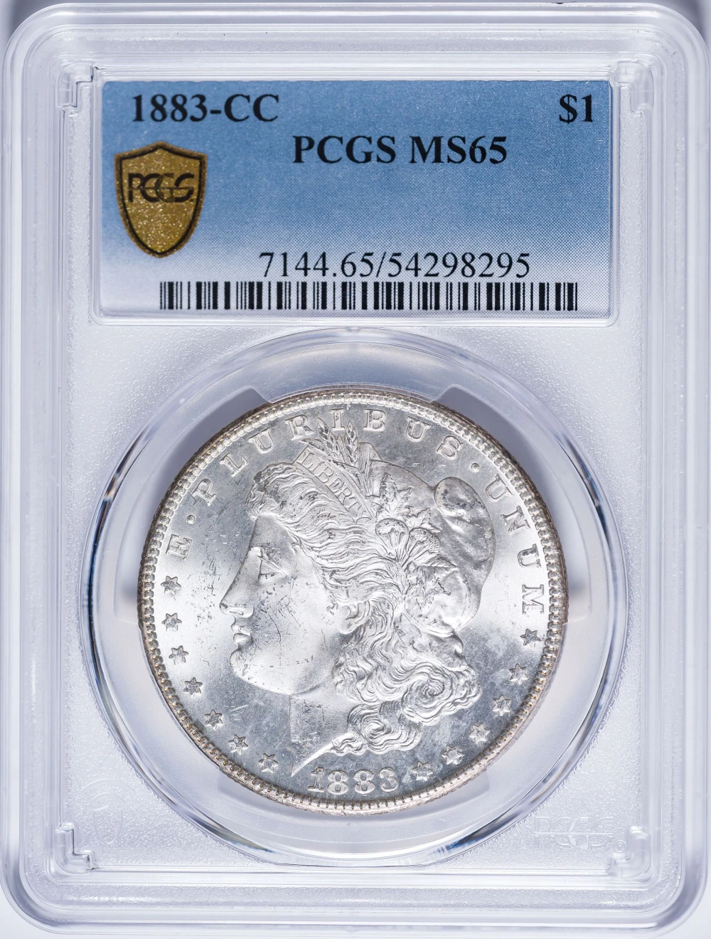 PCGS MS-65 1883-CC Morgan Dollar