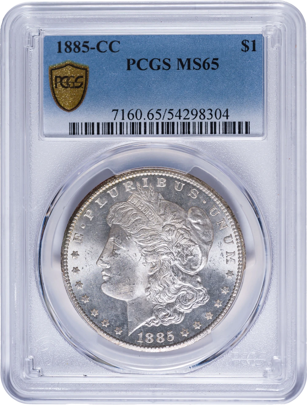 PCGS MS-65 1885-CC Morgan Dollar