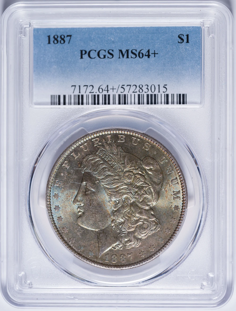 PCGS MS-64+ 1887 Morgan Dollar