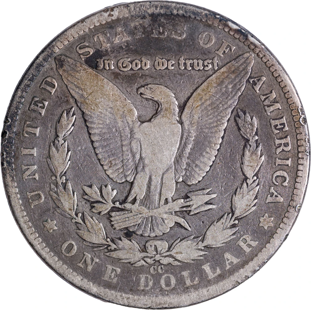 VG-F 1890-CC Morgan Dollar