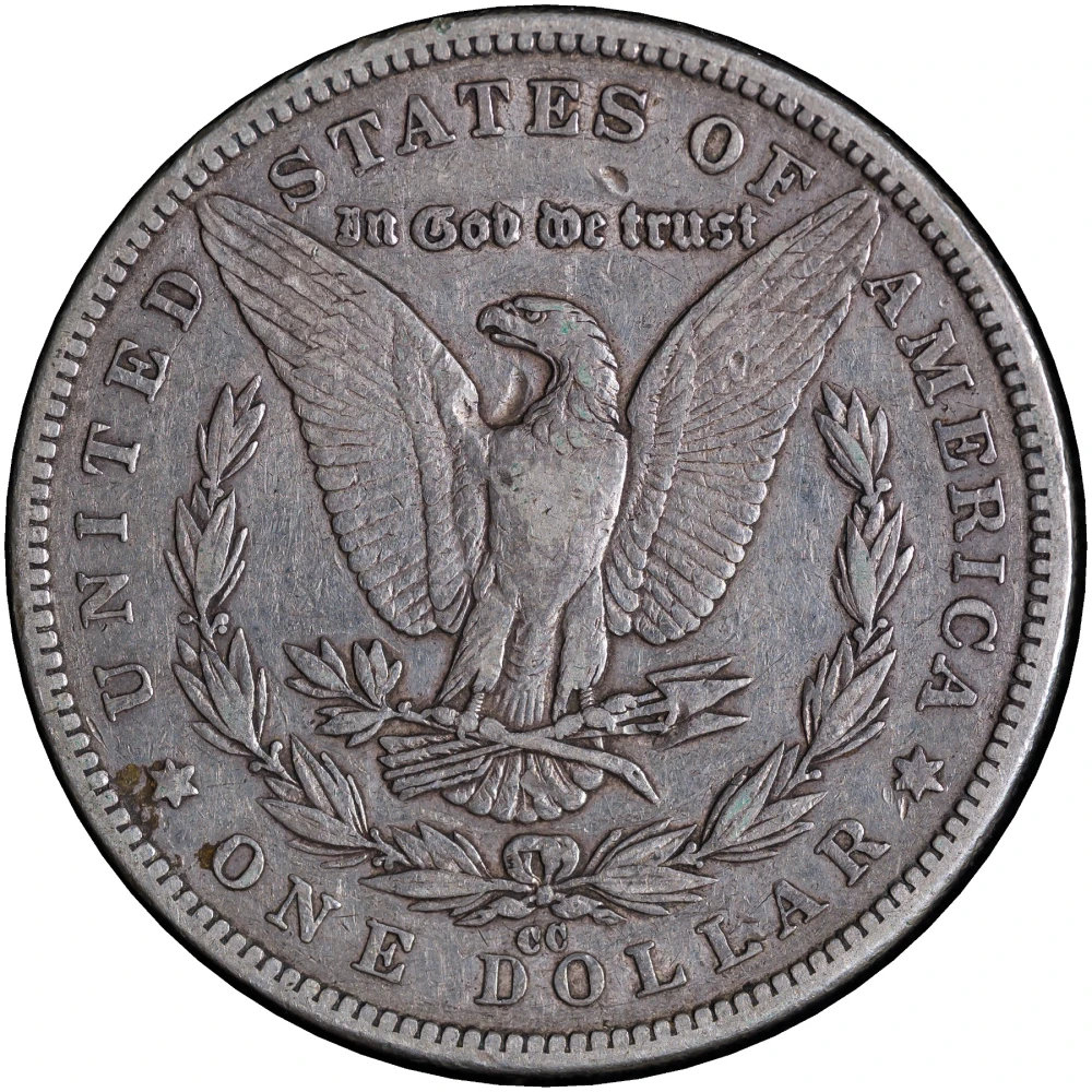 VF-25 1890-CC Morgan Dollar