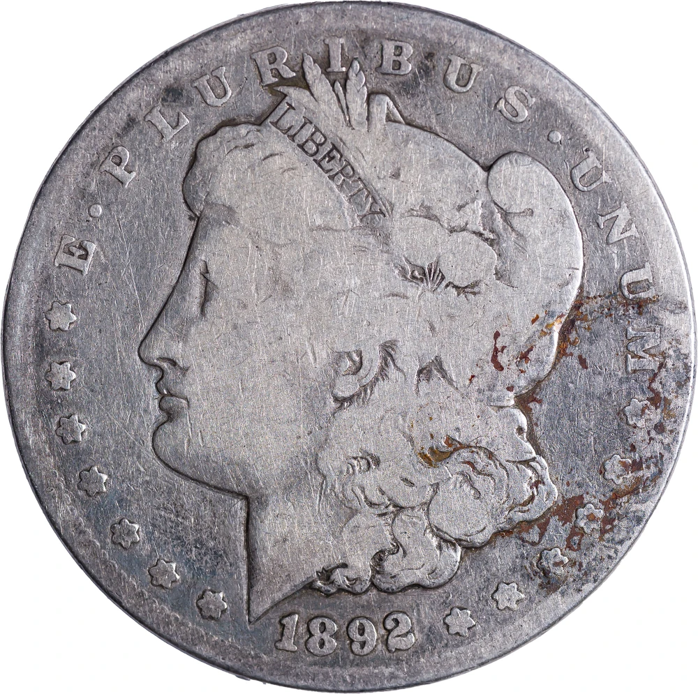 G-4 1892-CC Morgan Dollar