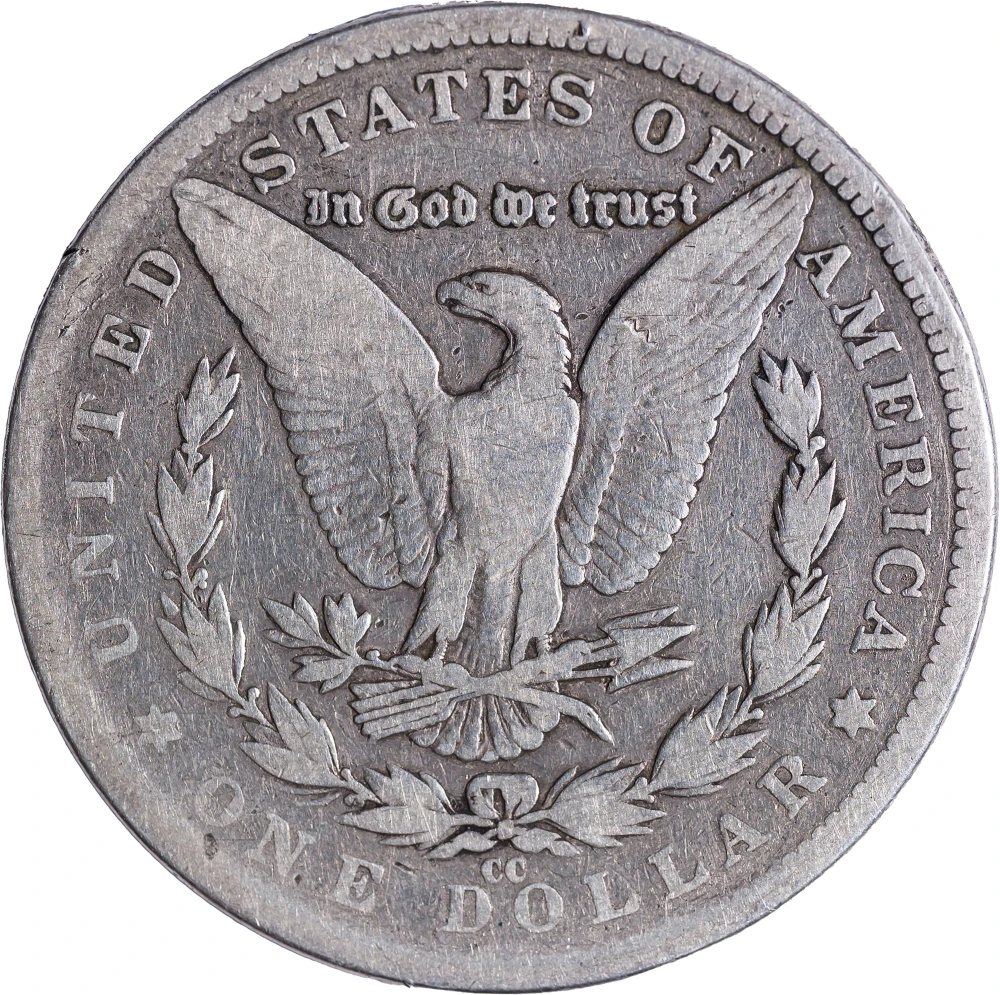 G-4 1892-CC Morgan Dollar