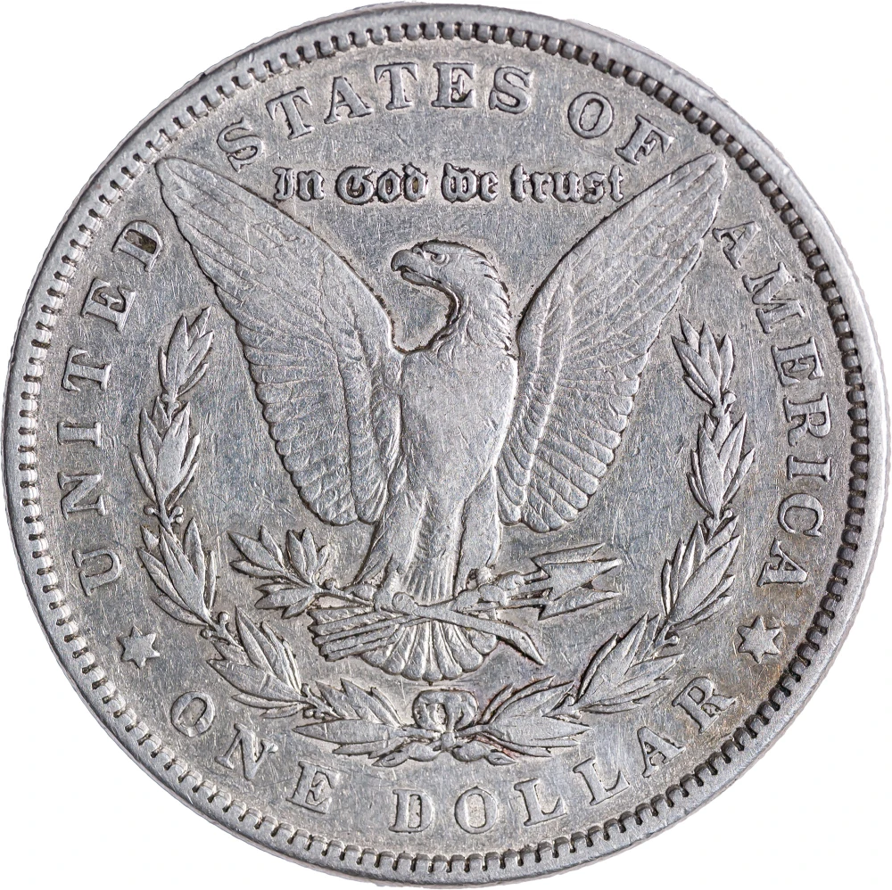 EF-40 Details 1893 Morgan Dollar