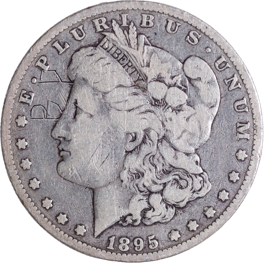 F-12 Details 1895-O Morgan Dollar