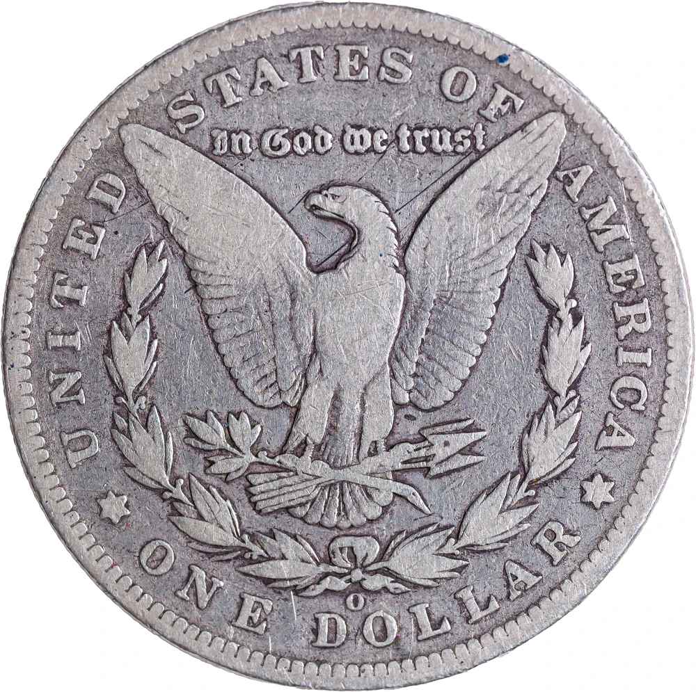 F-12 Details 1895-O Morgan Dollar