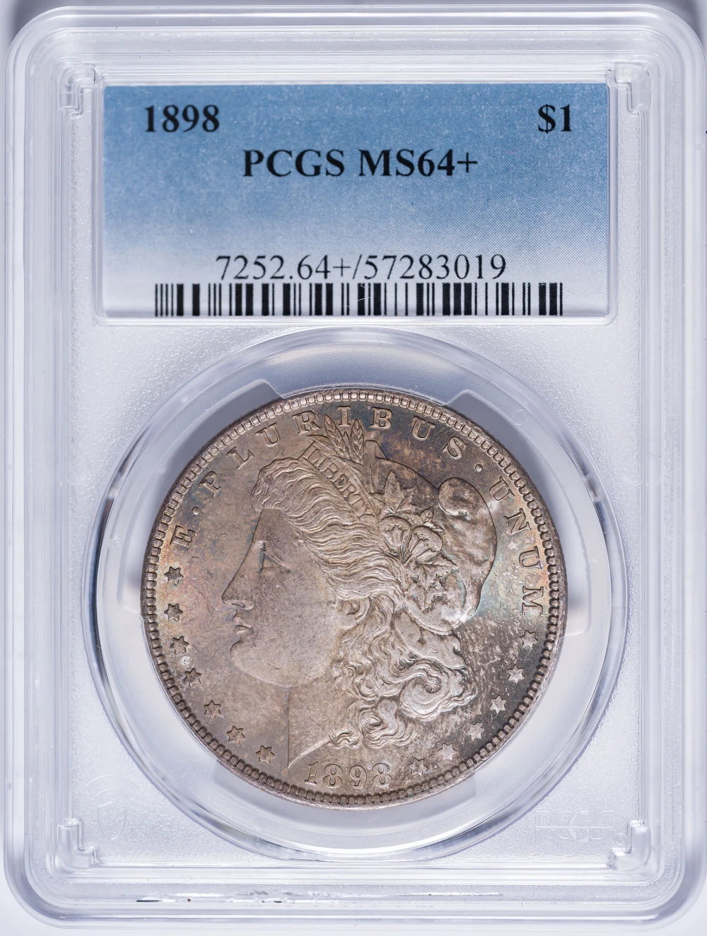 PCGS MS-64+ 1898 Morgan Dollar