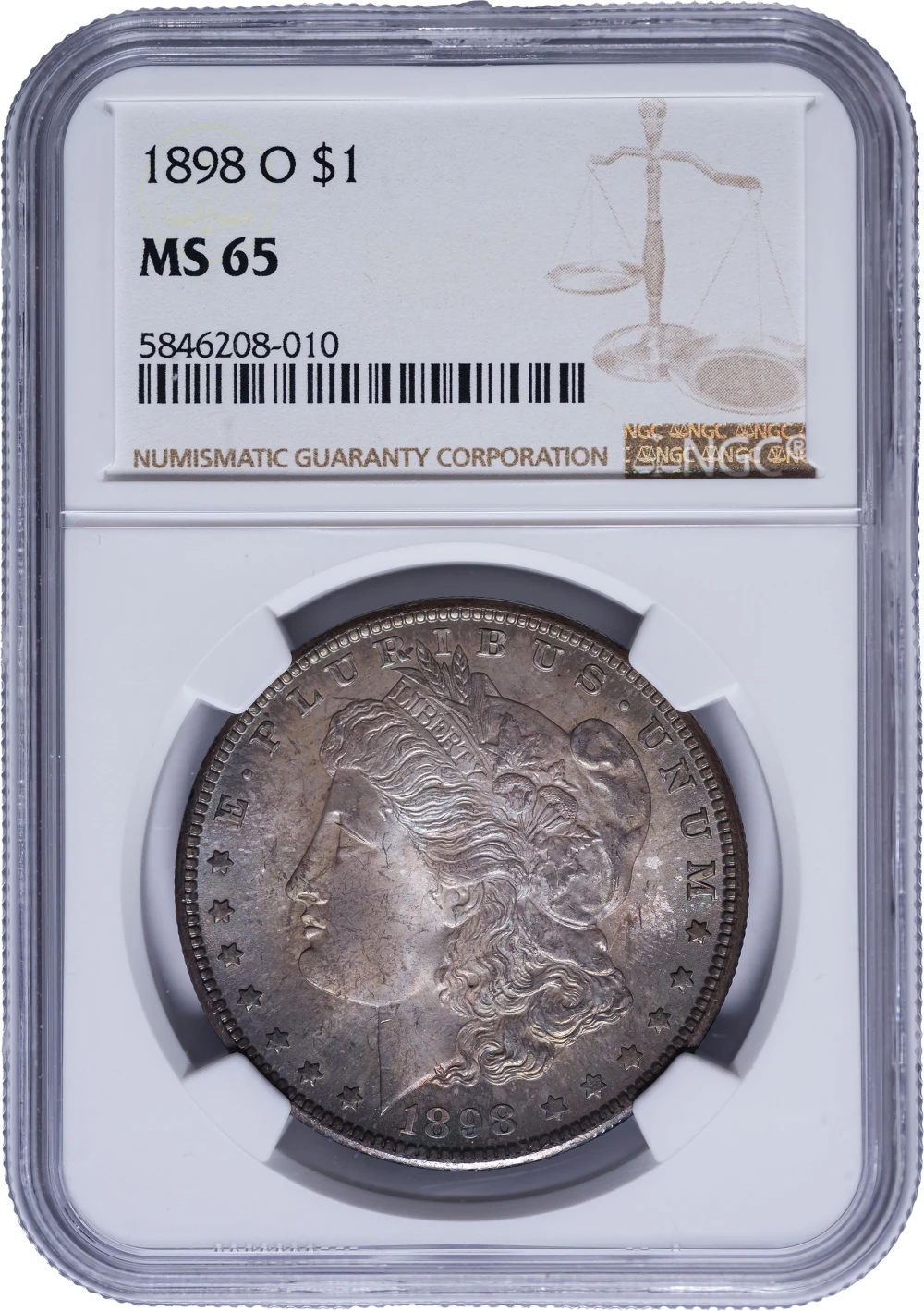 NGC MS-65 1898-O Morgan Dollar