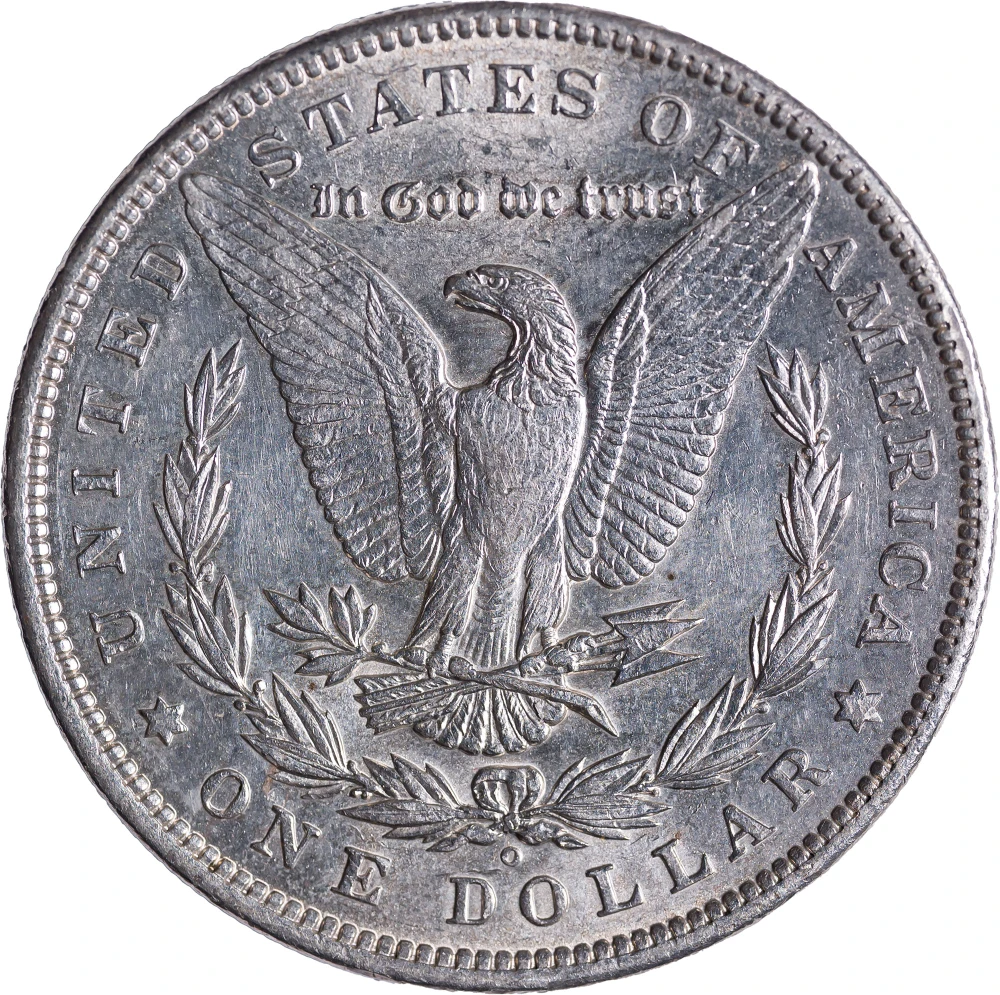 UNC Details 1899-O Micro O Morgan Dollar