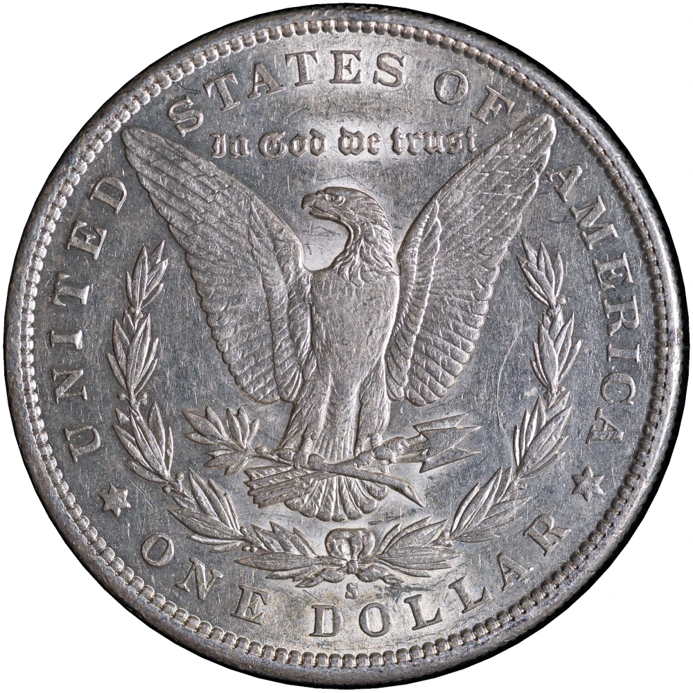 Choice AU-55 1899-S Morgan Dollar