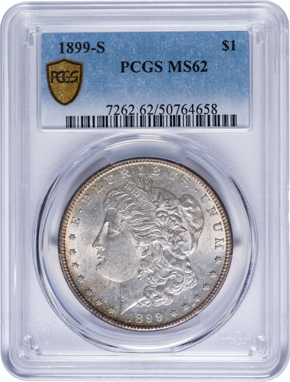 PCGS MS-62 1899-S Morgan Dollar