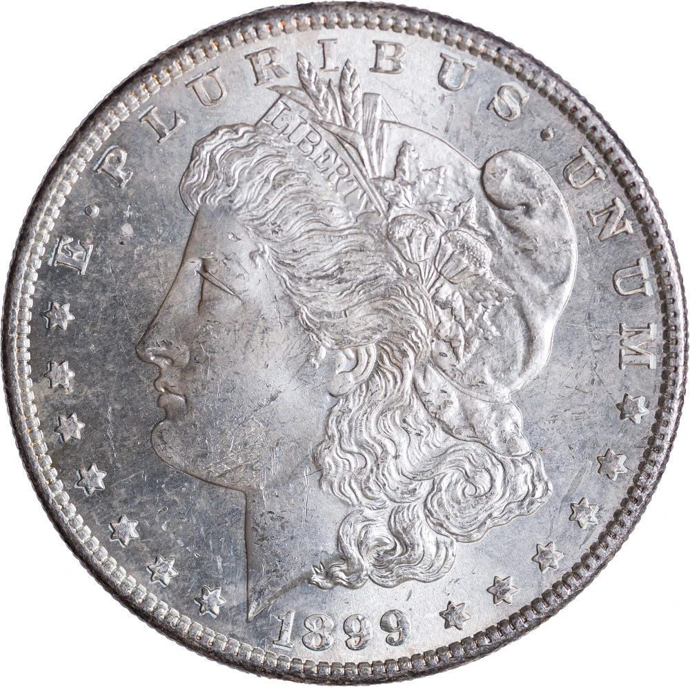 Choice BU-63 1899-S Morgan Dollar