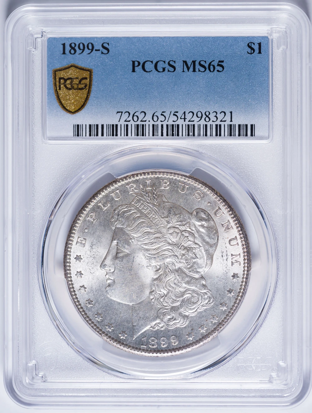 PCGS MS-65 1899-S Morgan Dollar