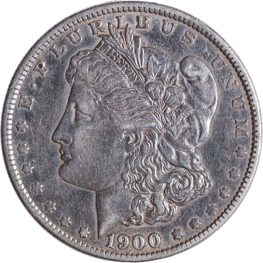 EF/AU-45/50 1900-O/CC Morgan Dollar