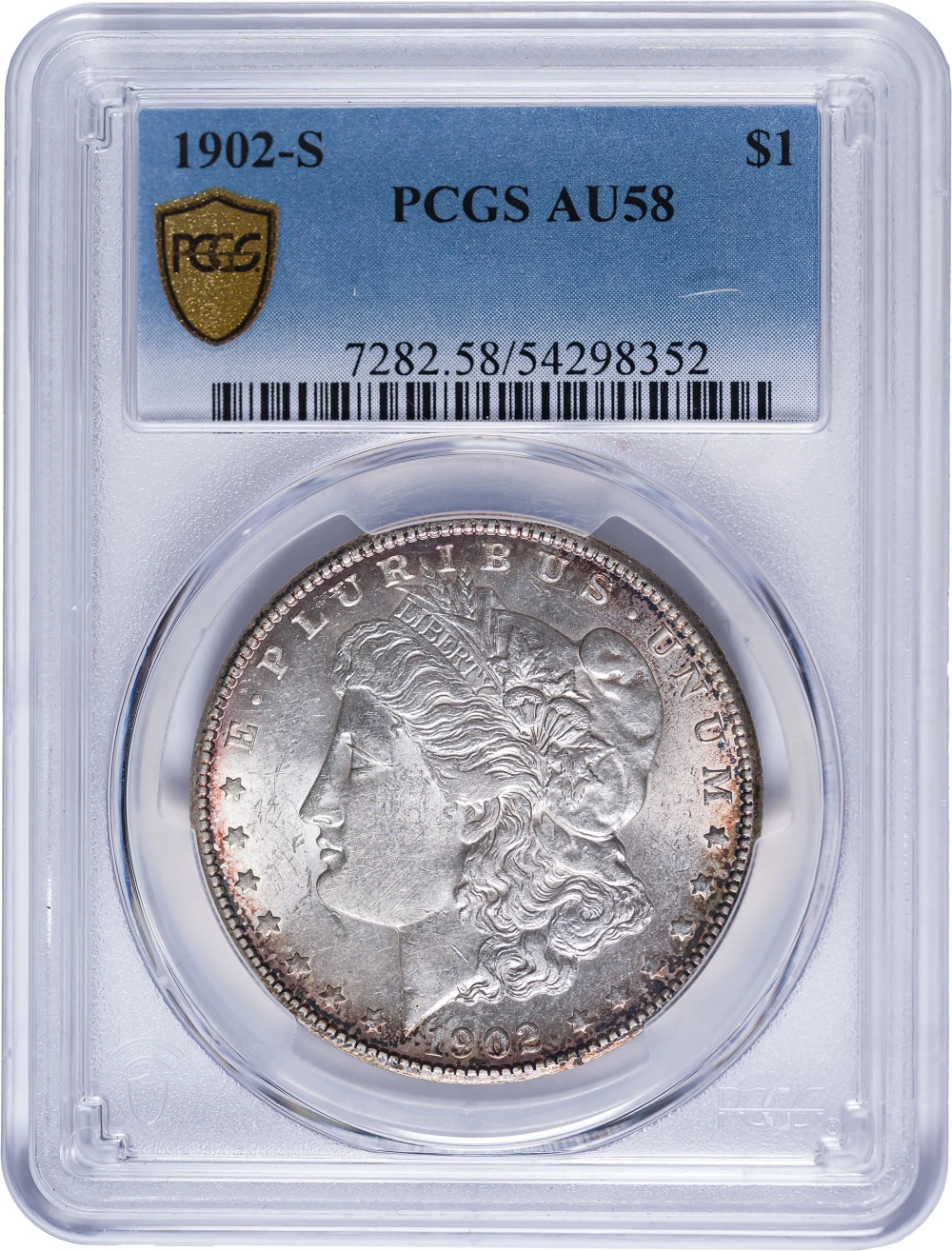 PCGS AU-58 1902-S Morgan Dollar
