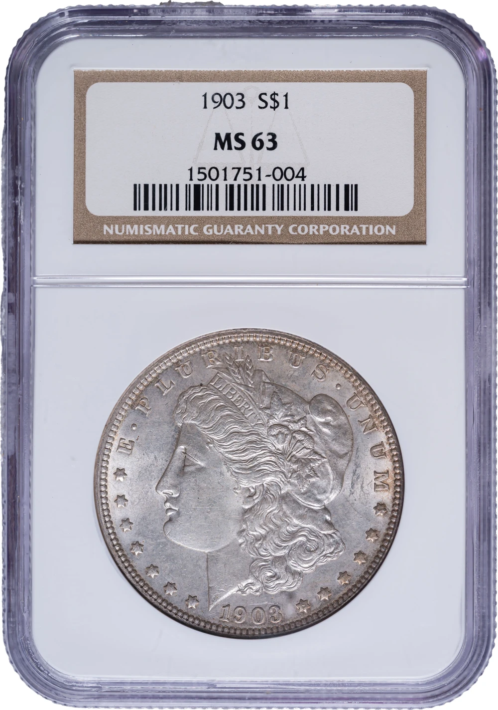 NGC MS-63 1903 Morgan Dollar