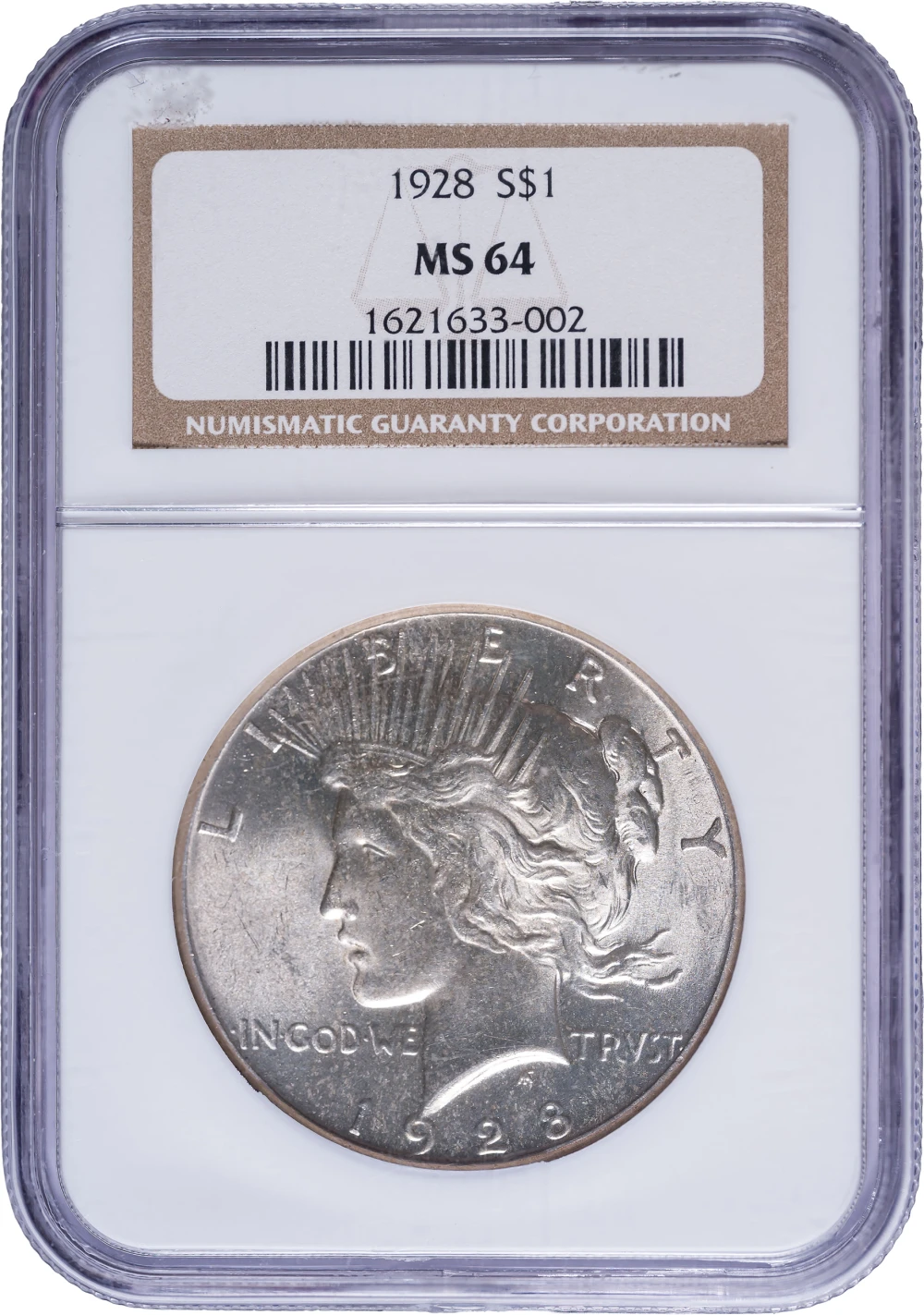 NGC MS-64 1928 Peace Dollar