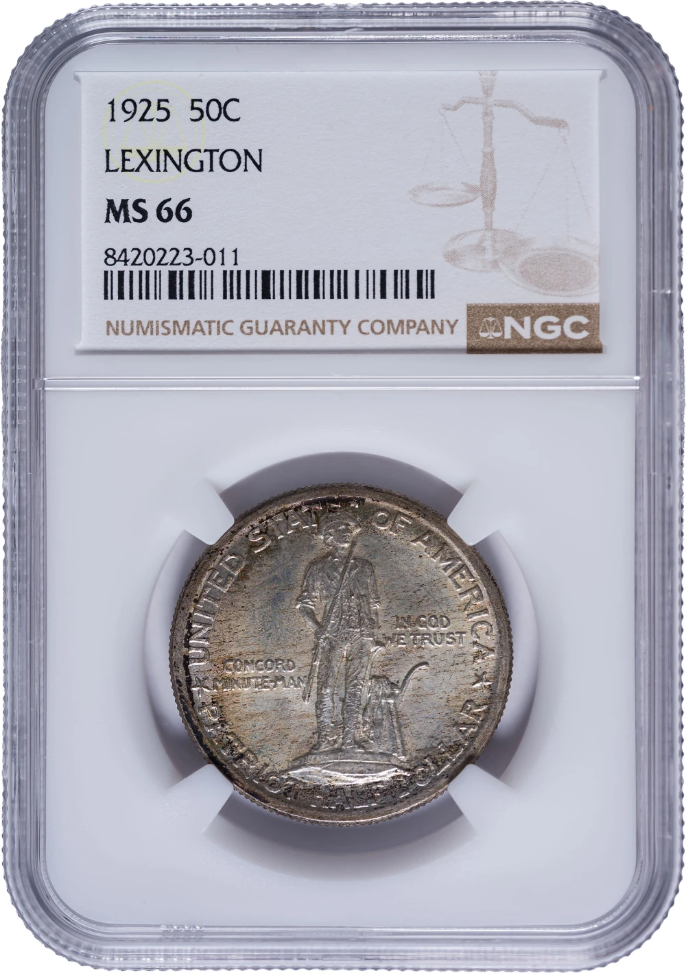 NGC MS-66 Lexington Half Dollar