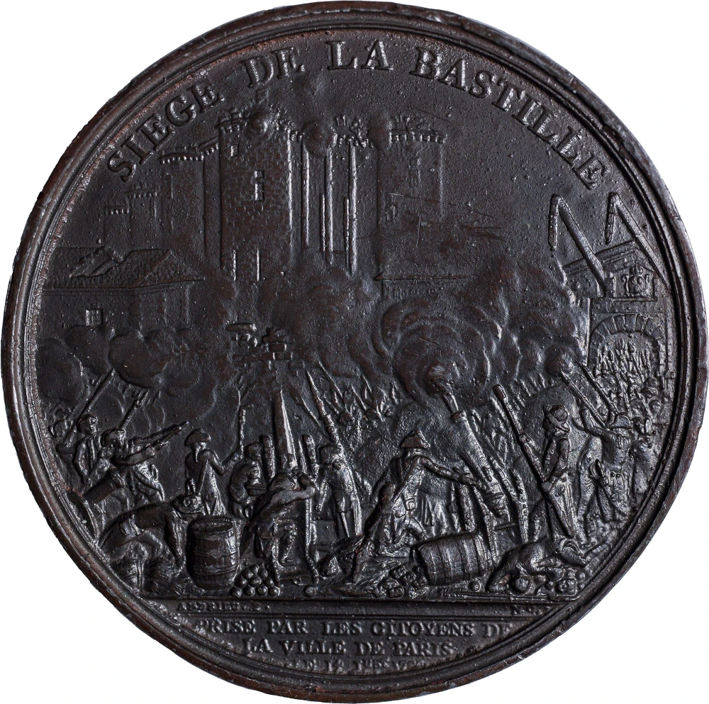 AU-50 (1789) French Siege Of The Bastille Medal
