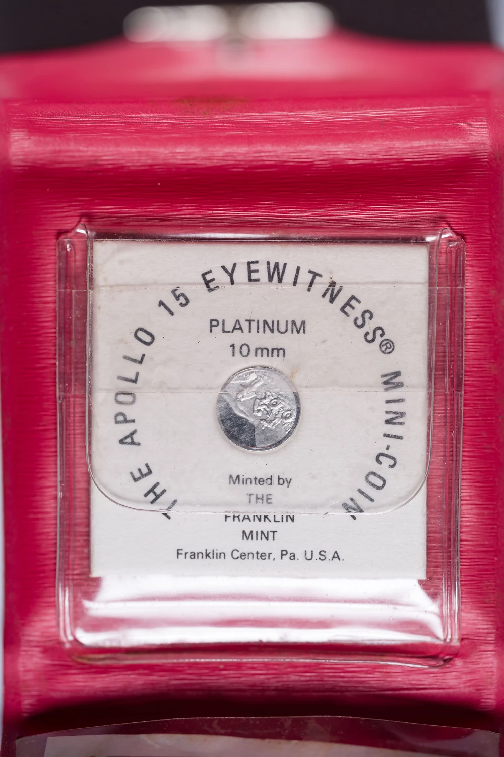1971 Apollo 15 Platinum Mini Coin
