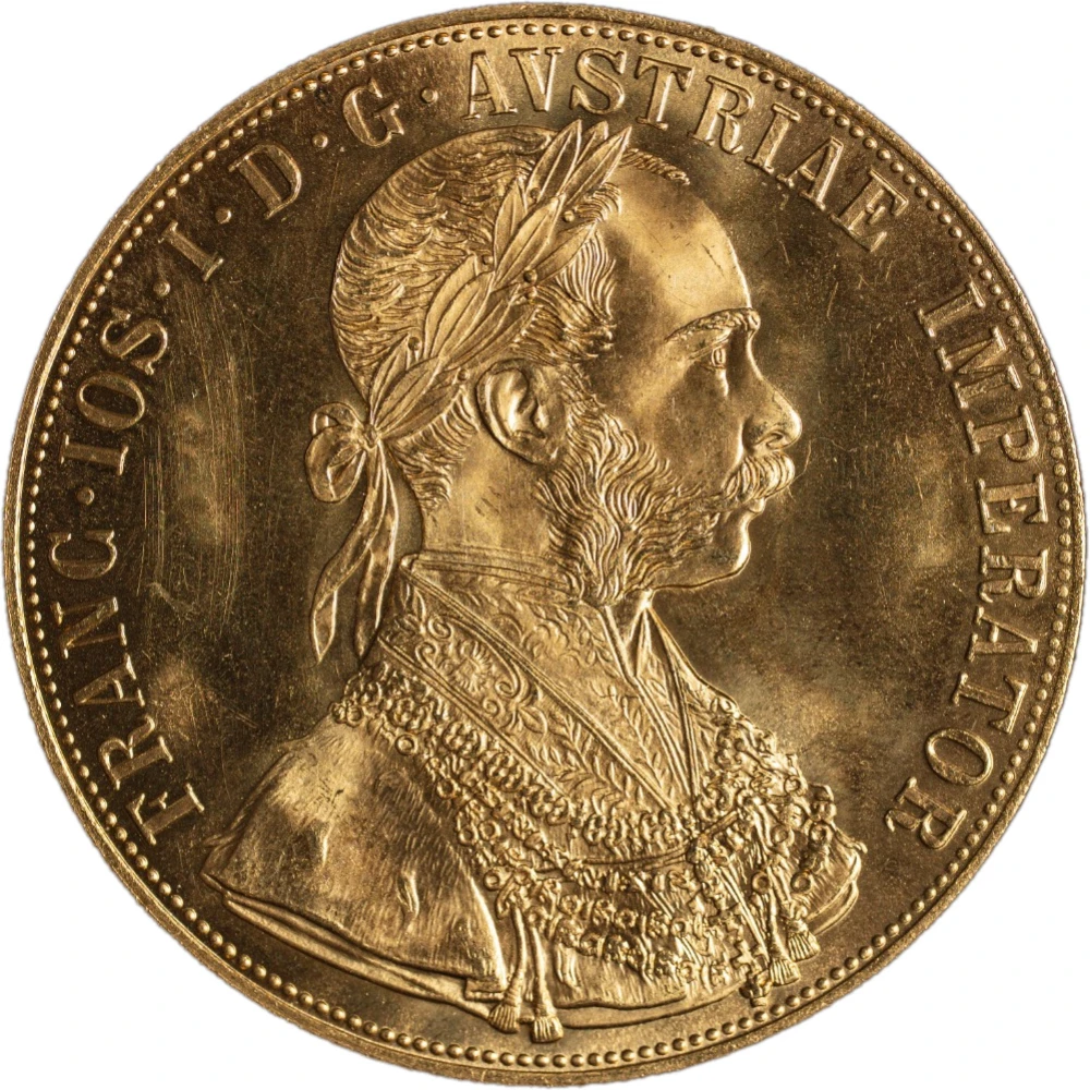 Austria. Gem UNC (1915) 4 Ducat Gold
