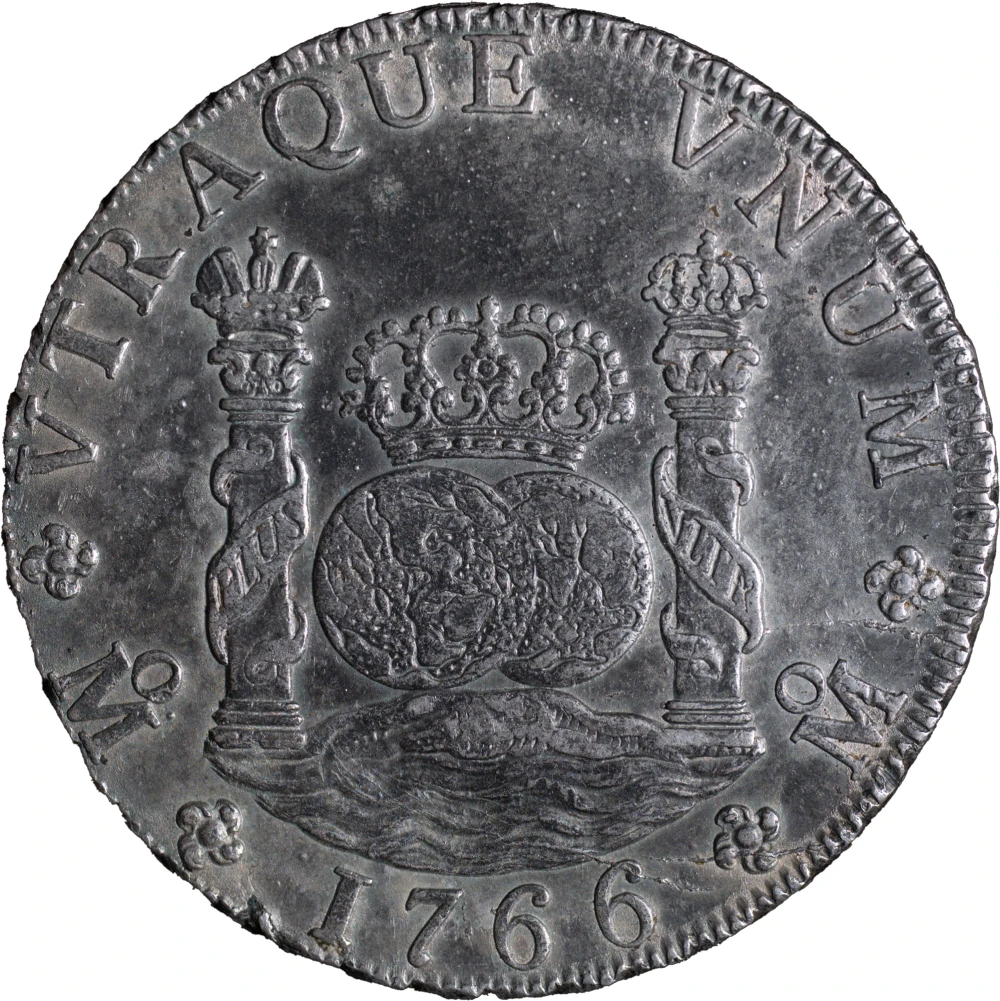 Mexico. UNC Details 1766 8 Reales
