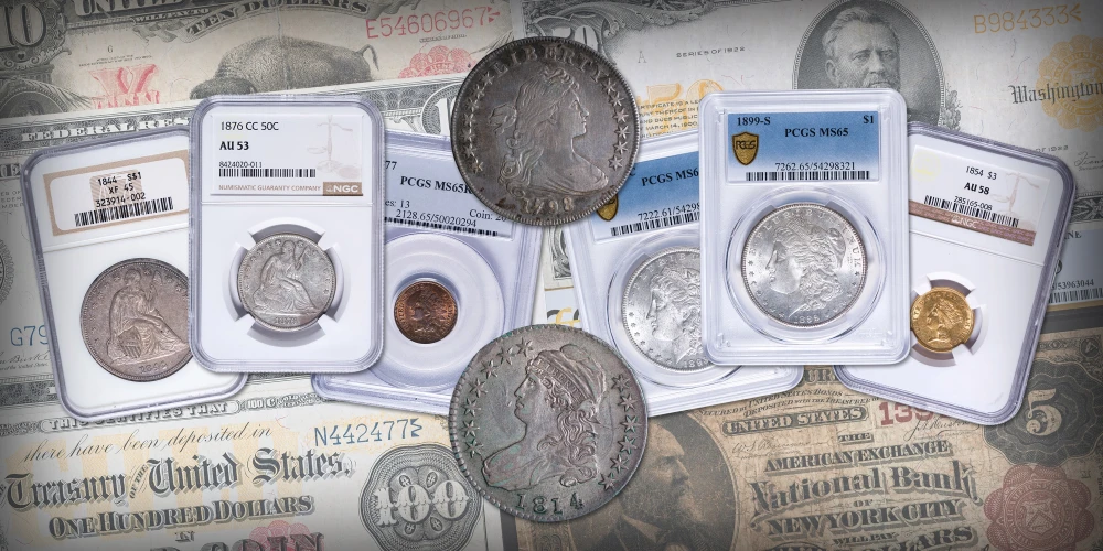 Online Rare Coin & Currency Auction #120