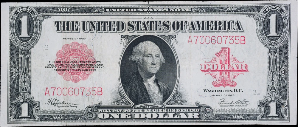 VF-EF 1923 $1 United States Note