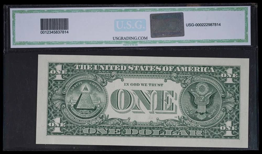 Gem UNC-67 2003-A $1 FRN Error