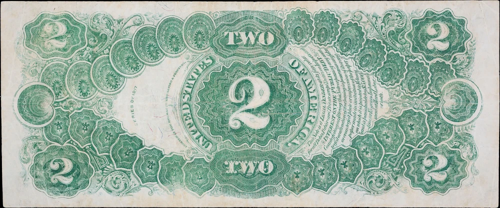 VF 1917 Legal Tender $2 Note