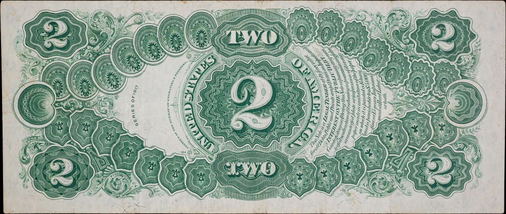 Nice VF 1917 $2 Legal Tender