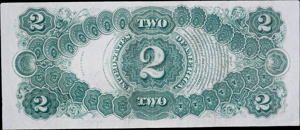 VF/EF 1917 $2 Legal Tender Star Note