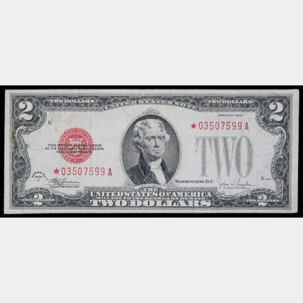 VF 1928-F $2 Star Note