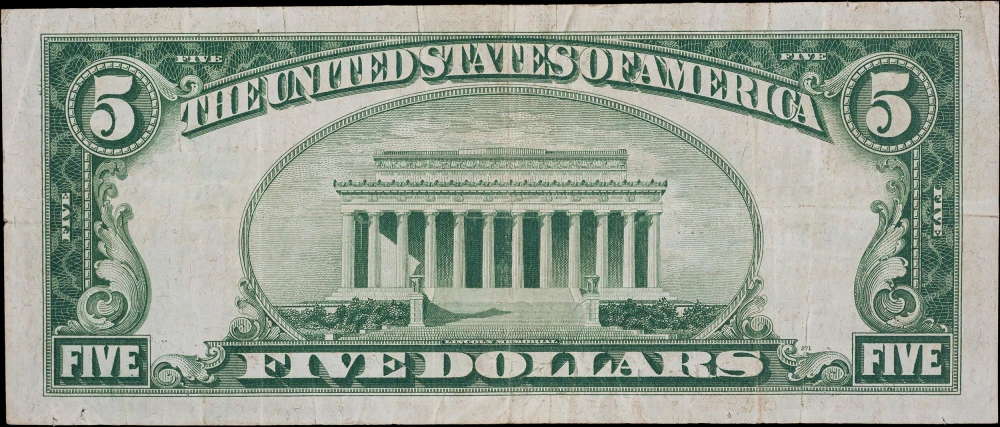 Nice VF 1929 Lowell MA $5 National