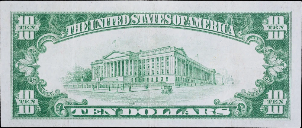EF 1928 $10 Gold Certificate