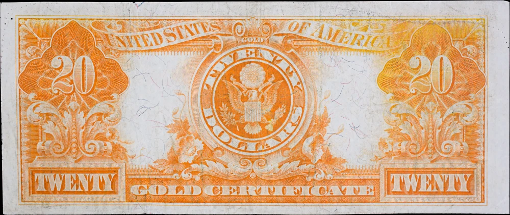 VF+ 1906 $20 Gold Certificate