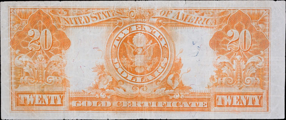 VF 1922 $20 Gold Certificate
