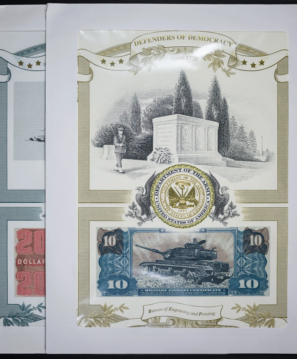 Defenders of Democracy Intaglio Print 5 Piece Set