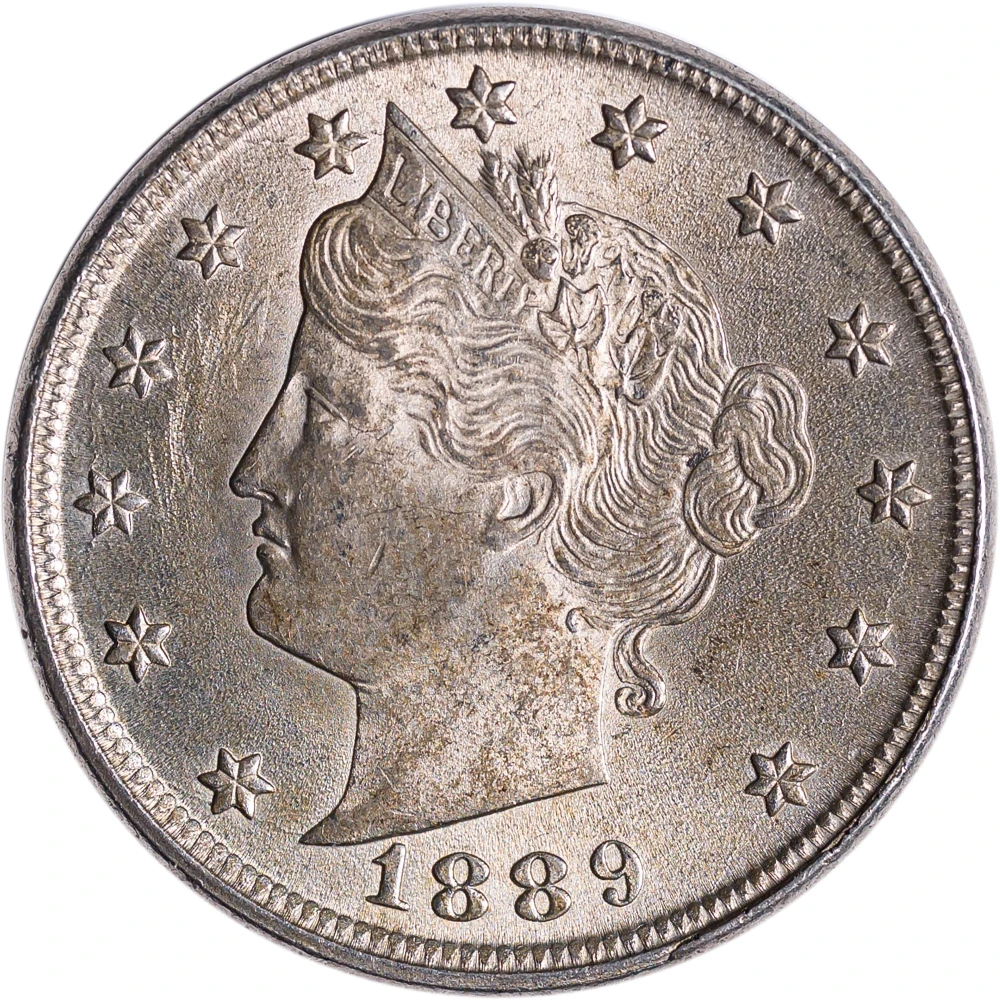 BU-60 1889 Liberty Nickel