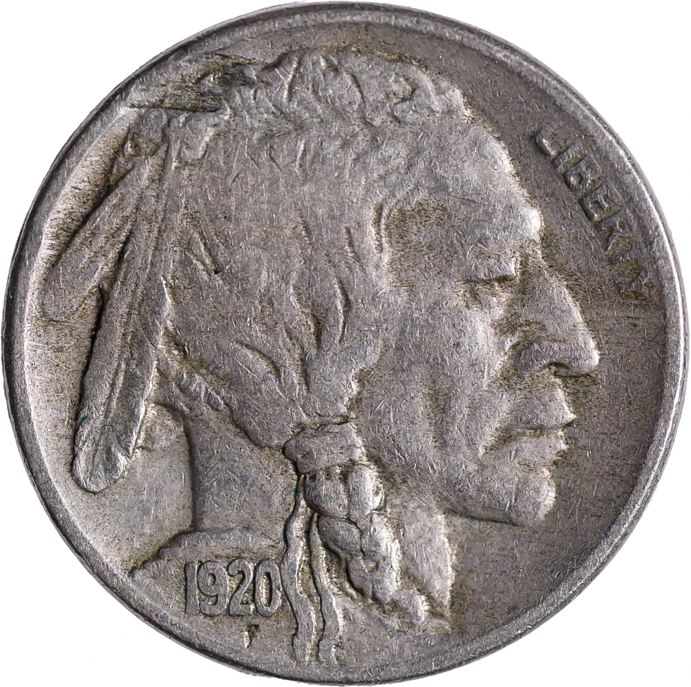 EF 1920-S Buffalo Nickel