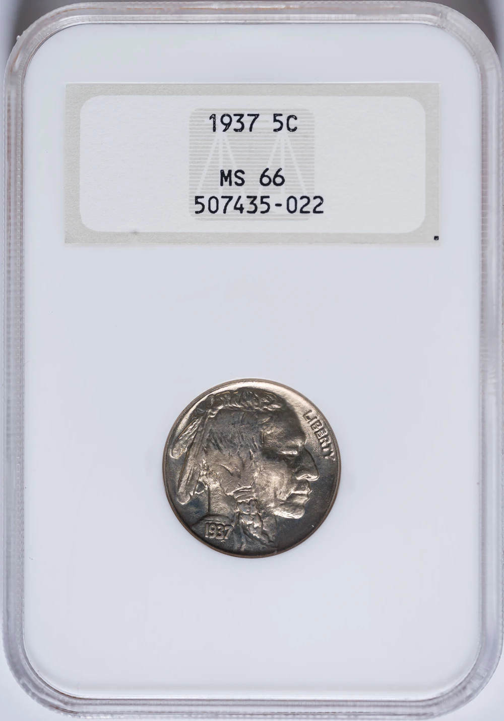 NGC MS-66 1937 Buffalo Nickel