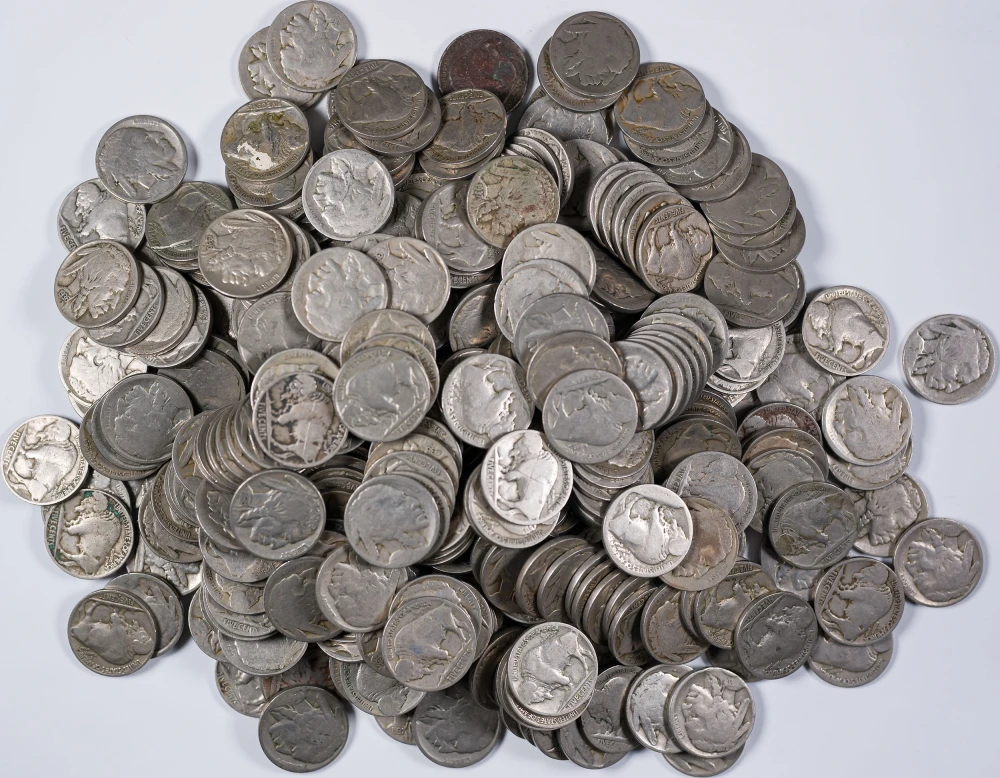 360 Piece Buffalo Nickel Lot