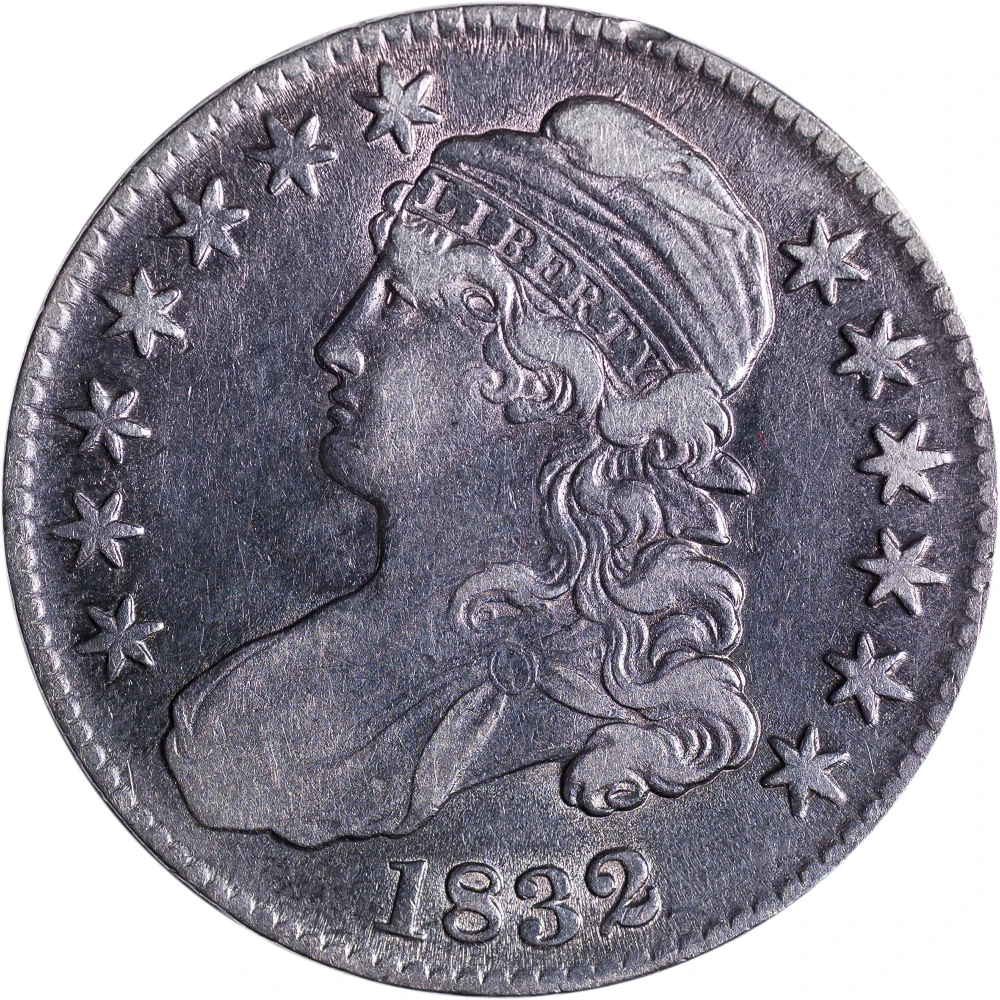 EF-40 1832 Capped Bust Half Dollar