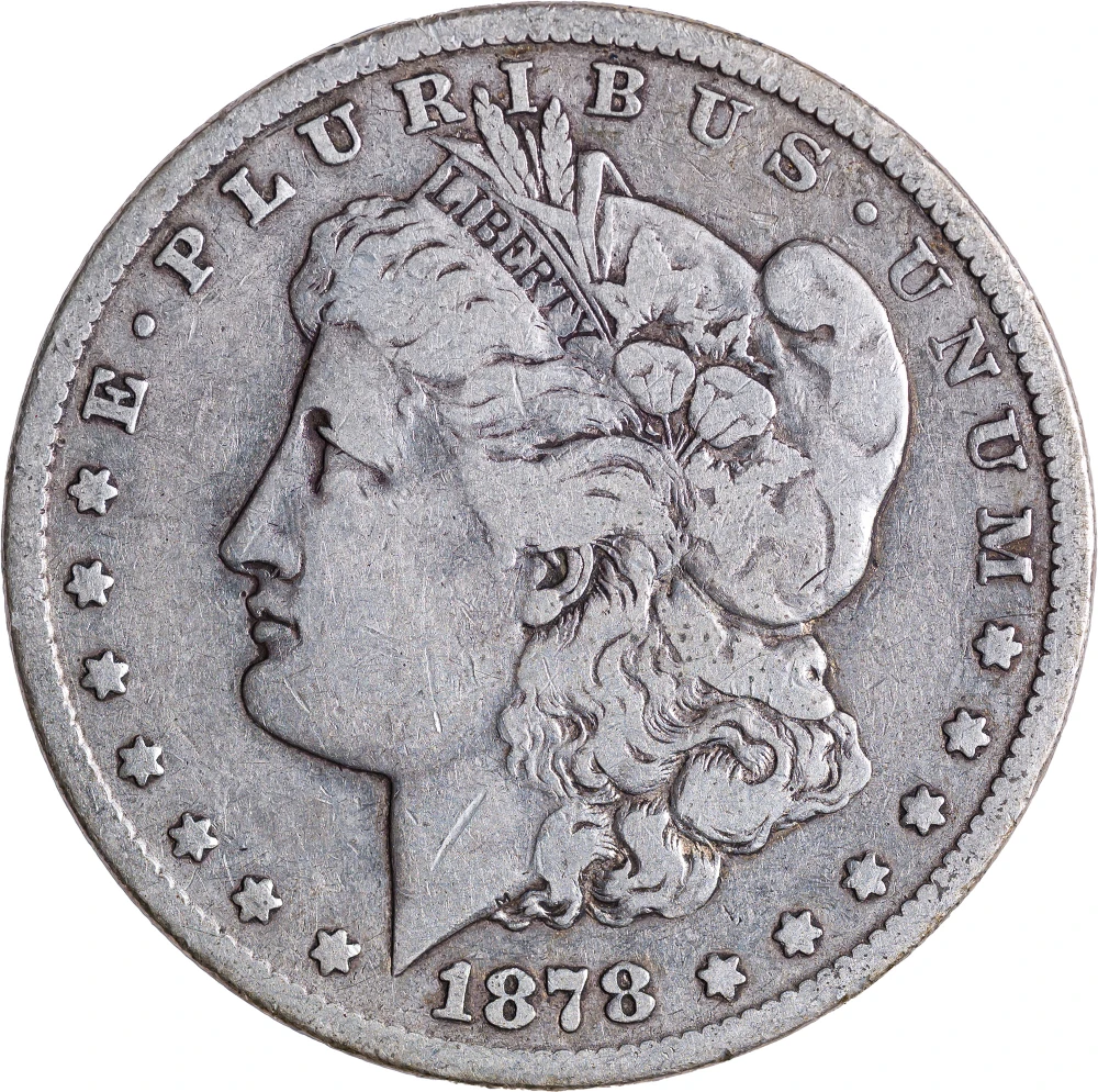 Fine to VF 1878-CC Morgan Dollar