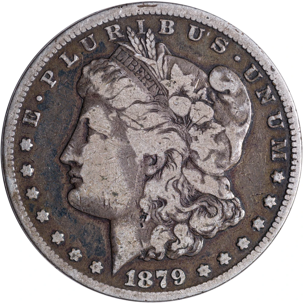 Fine-12 1879-CC Morgan Dollar