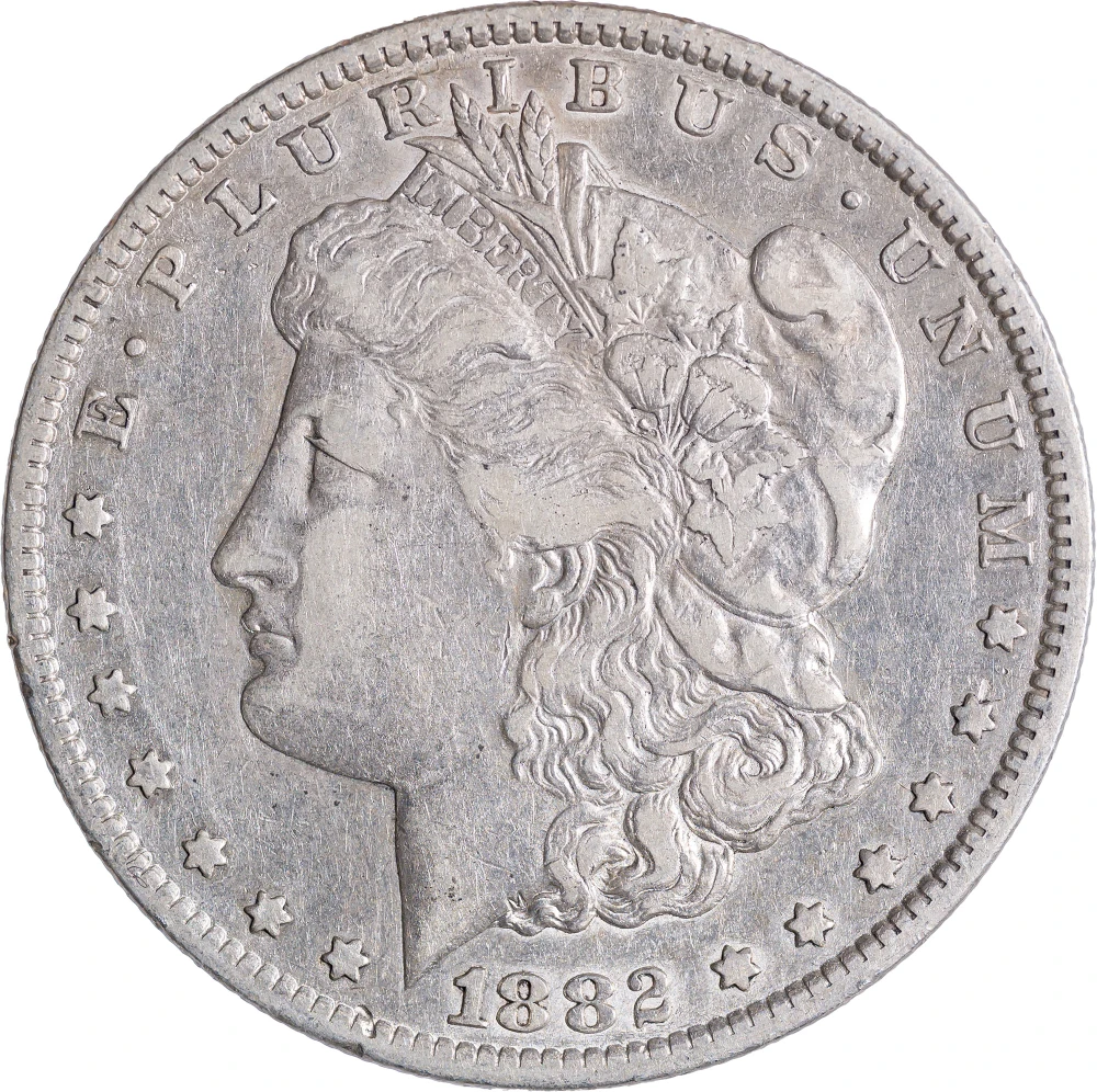 EF-40 Details 1882-CC Morgan Dollar